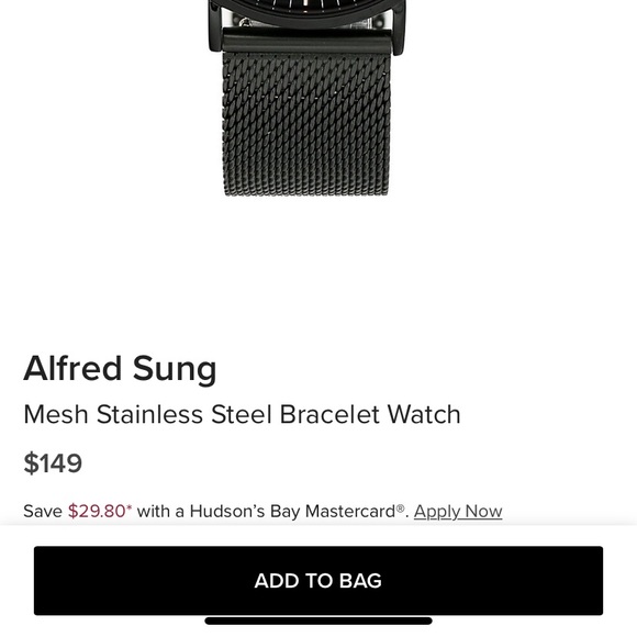 Alfred Sung Men ‘a Watch: Perfect Condition - Picture 2 of 5